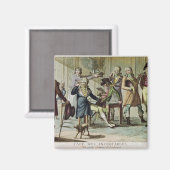 Café des Incroyables, 1797 Magnet (Vorderseite/Rückseite)