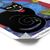 Café du Chat Noir Poster (Ecke)