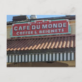 Café Du Monde Beignet Postcard Postkarte (Vorderseite)