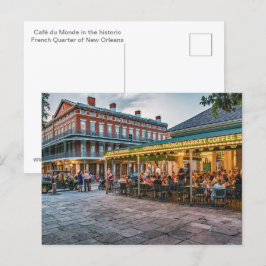 Café du Monde Postcard Postkarte
