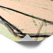 Cafe Du Monde Vintag Stykle Poster (Ecke)