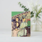 Café Du Monde Vintag Style Postkarte (Stehend Vorderseite)