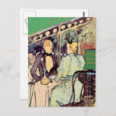 Café Du Monde Vintag Style Postkarte (Vorne/Hinten)