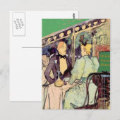 Café Du Monde Vintag Style Postkarte (Vorne/Hinten)