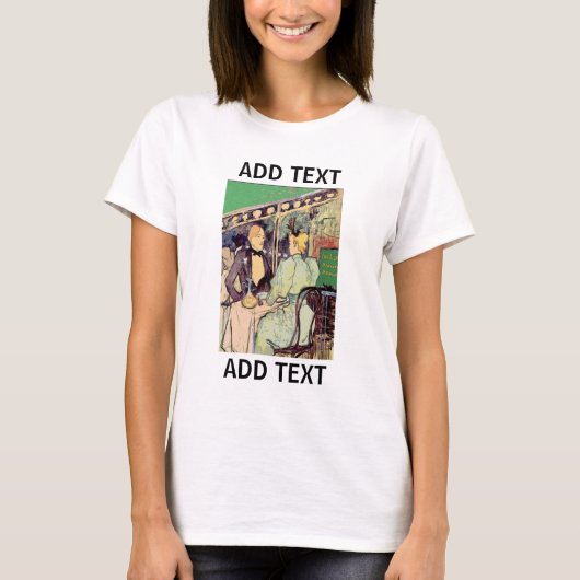 Café Du Monde Vintag Style T-Shirt (Vorderseite)