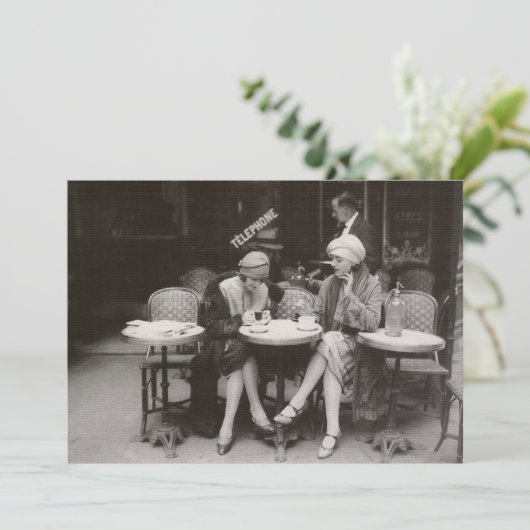 Cafe Einladung (Stehend Vorderseite)