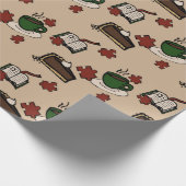 Cafe-Einwickelpapier Geschenkpapier (Ecke)