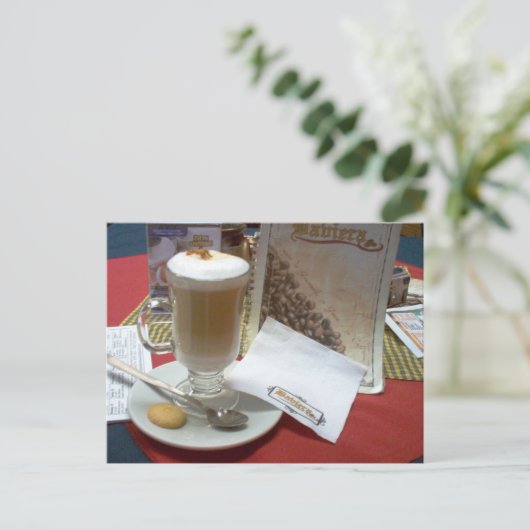 Cafe en Xela Postkarte (Stehend Vorderseite)