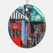 Café fällt Punkt MD Keramik Ornament (Links)