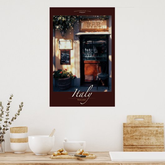 Cafe Fiesole Poster (Küche)