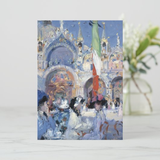 Café Florian, Venedig | Francis Cadell (Stehend Vorderseite)