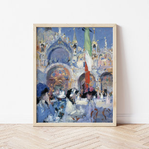Café Florian, Venedig   Francis Cadell Poster