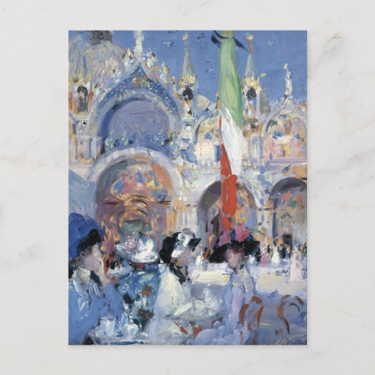 Café Florian, Venedig | Francis Cadell Postkarte (Vorderseite)