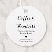 Café-&-Güte-Runde-Café-Geschenkkarte Geschenkanhänger (Rückseite)