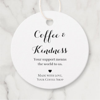 Café-&-Güte-Runde-Café-Geschenkkarte Geschenkanhänger