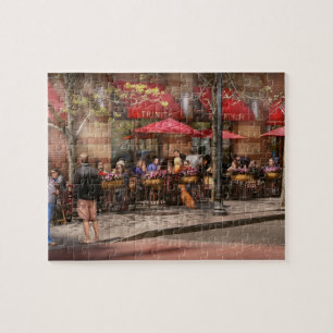 Café - Hoboken, NJ - Café-Dreiheit Puzzle