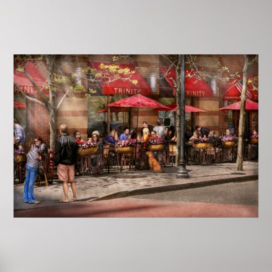 Cafe - Hoboken, NJ - Cafe Trinity Poster (Vorne)