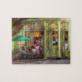 Café - Hoboken, NJ - Reich-Kaffee u. Tee Puzzle (Horizontal)