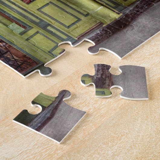 Café - Hoboken, NJ - Reich-Kaffee u. Tee Puzzle (Seite)