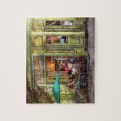 Café - Hoboken, NJ - Reich-Kaffee u. Tee Puzzle (Vertikal)