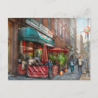 Cafe - Hoboken, NJ - Vitos italienisches Deli Postkarte