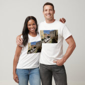 Café im Freien, Place de l'Eveche, Grasse, T-Shirt (Unisex)