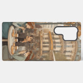 Café im Freien Samsung Galaxy Hülle (Rückseite (Horizontal))