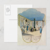 Café im Keller des Palais-Royal Postkarte (Vorne/Hinten)