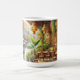 Café in Bangkok Thailand Kaffeetasse