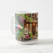 Café in Bangkok Thailand Kaffeetasse (Vorderseite Links)