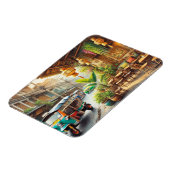 Café in Bangkok Thailand Magnet (Linke Seite)