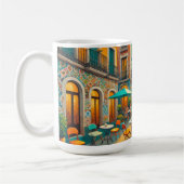 Café in Barcelona Spanien Kaffeetasse (Links)