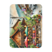 Café in Chiang Mai Magnet (Vertikal)