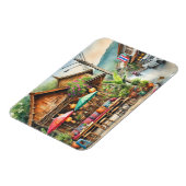 Café in Chiang Mai Magnet (Linke Seite)