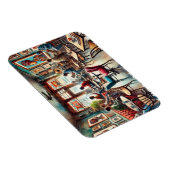 Café in Chicago Bronzeville Magnet (Rechte Seite)