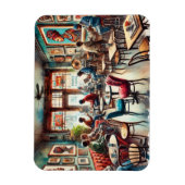 Café in Chicago Bronzeville Magnet (Vertikal)