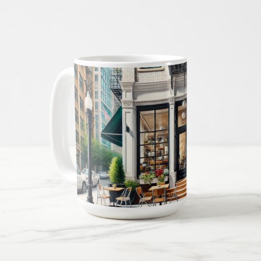 Café in Chicago Kaffeetasse (Vorderseite Links)
