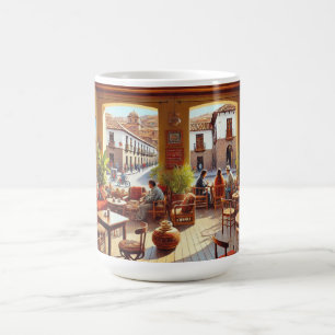 Café in Cuzco Peru Kaffeetasse