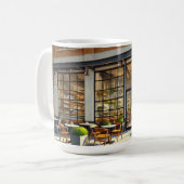 Cafe in Dallas Texas Kaffeetasse (Vorderseite Links)