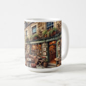 Café in Edinburgh Schottland Kaffeetasse (VorderseiteRechts)