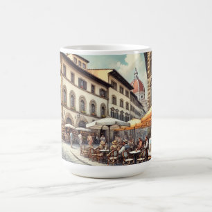 Café in Florenz Italien Kaffeetasse