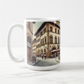 Café in Florenz Italien Kaffeetasse (Links)