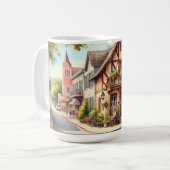 Café in Fredericksburg Texas Kaffeetasse (Vorderseite Links)