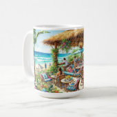 Cafe in Honolulu Hawaii Kaffeetasse (Vorderseite Links)