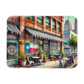 Cafe in Houston Texas Magnet (Horizontal)