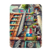 Cafe in Houston Texas Magnet (Vertikal)