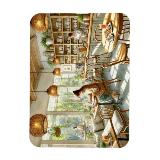 Café in Hualien Magnet (Vertikal)