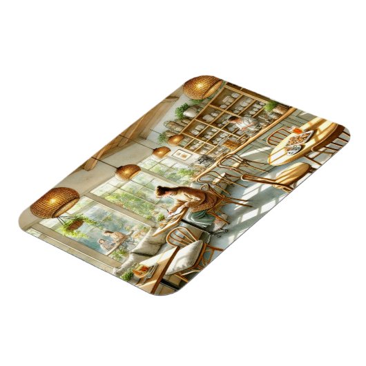 Café in Hualien Magnet (Linke Seite)