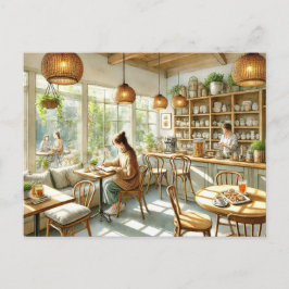 Café in Hualien Postkarte