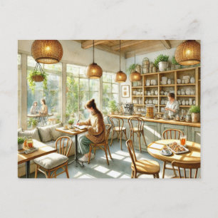 Café in Hualien Postkarte